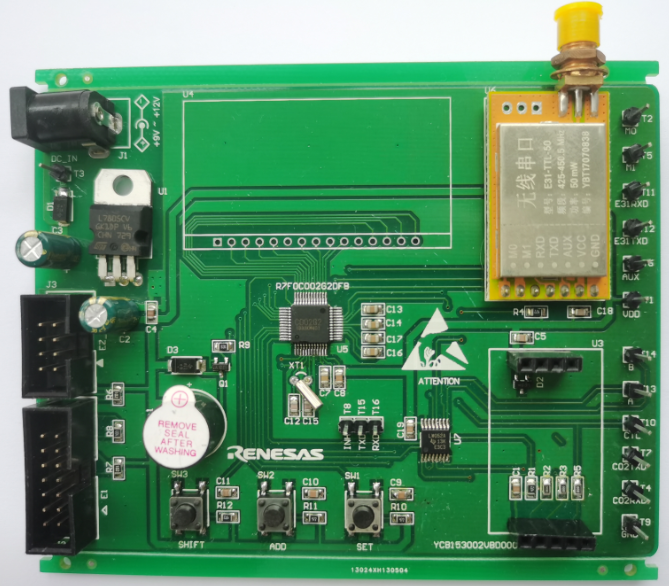 r7f0c002 indoor ventilation system with co2 detector main board